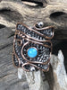 RG.VIC.2035 - Turquoise Ring, Handcrafted with Sterling Silver