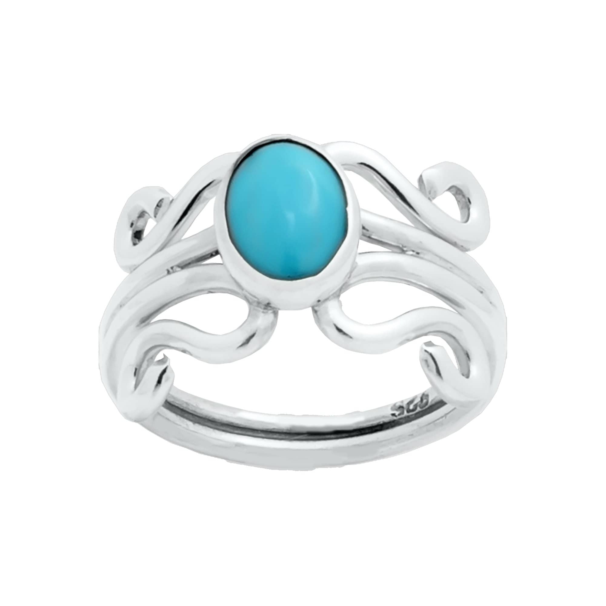 RG.FEL.1104 - Turquoise Ring, Handcrafted with Sterling Silver