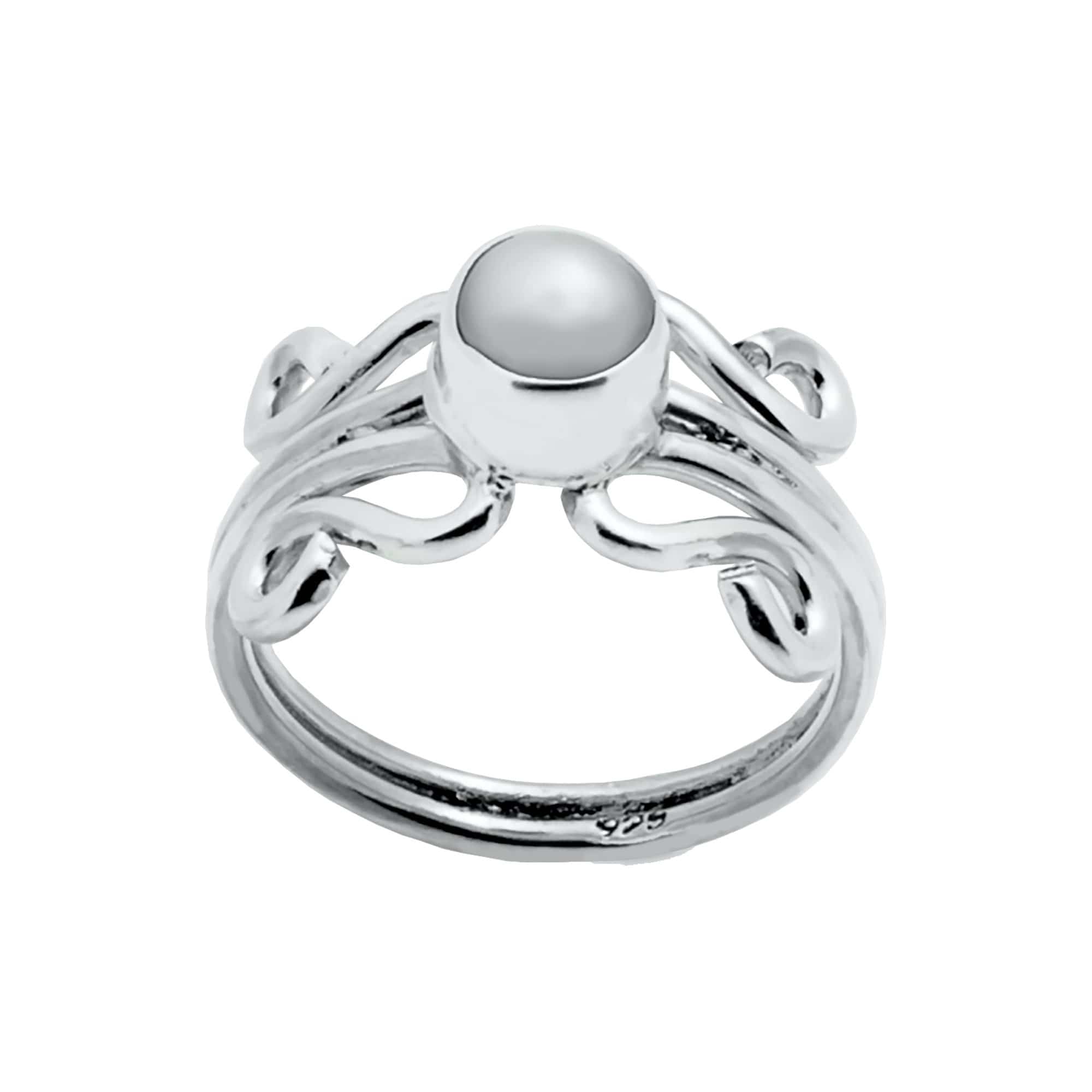 RG.FEL.1101 - Pearl Ring, Handcrafted with Sterling Silver